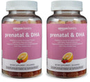 Amazon Basics Prenatal & DHA Gummy, Rasberry & Lemon Flavor, 90 Count (Previously Solimo)