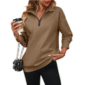 Half Long-sleeve Zipper Sweatshirt Y2g Fashion Pullover Fleece Sweater