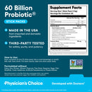 Physician's Choice Probiotics 60 Billion CFU - 10 Strains + Organic Prebiotics - Immune, Digestive & Gut Health - Supports Occasional Constipation, Diarrhea, Gas & Bloating - for Women & Men - 30ct